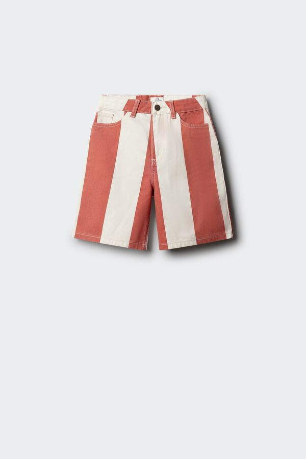 Springfield Kids Bermuda rayas roja ni&ntilde;o coral