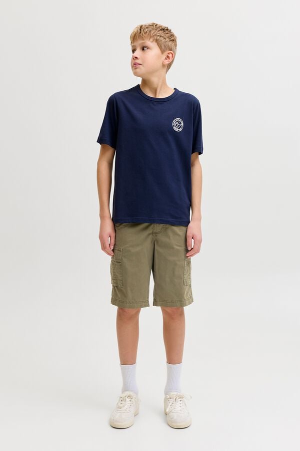 Jack & Jones Junior Bermuda cargo militar verde