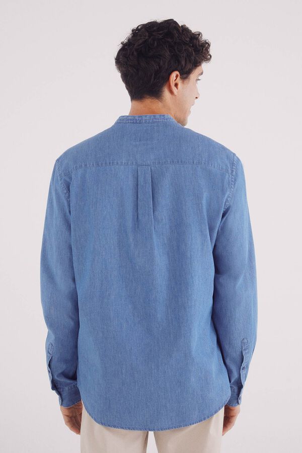 Springfield Camisa vaquera mao azul