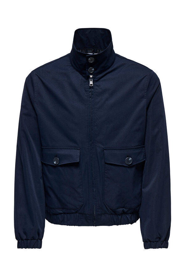 Only & Sons Chaqueta de hombre ligera regular fit. azul