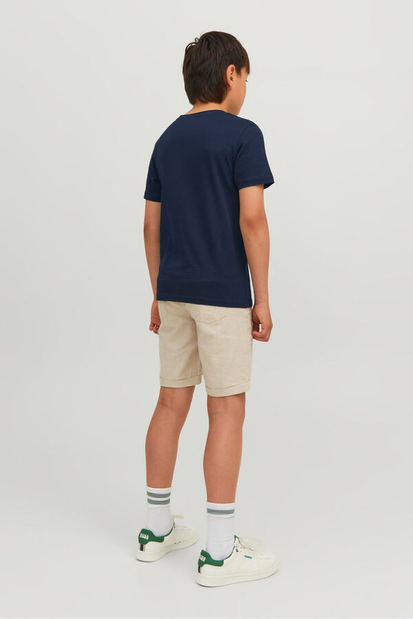 Jack & Jones Junior Camiseta regular fit estampada azul