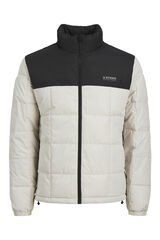 Jack & Jones Chaqueta acolchada cuello alto gris