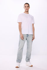 Springfield Cal&ccedil;a jeans reta azul