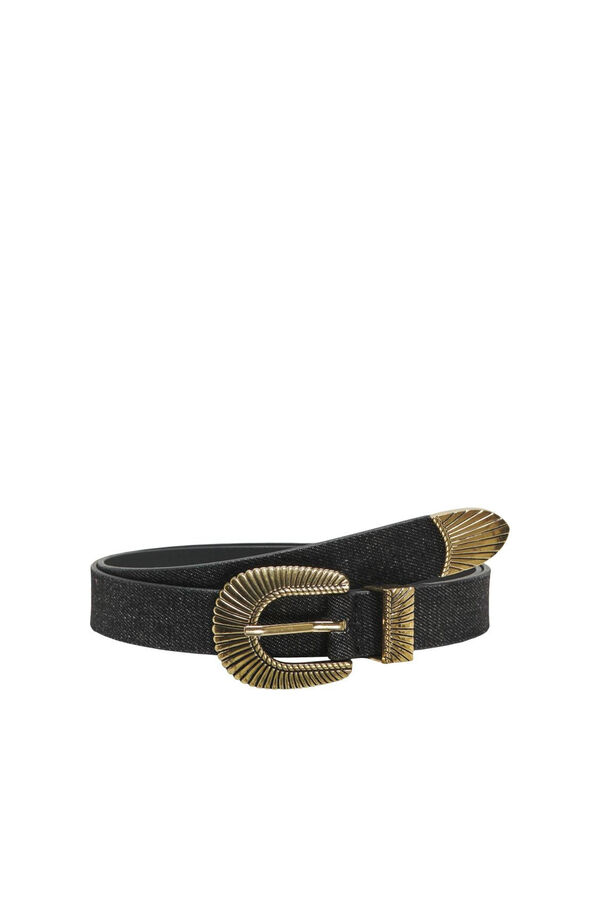 Only Cintur&oacute;n vaquero negro