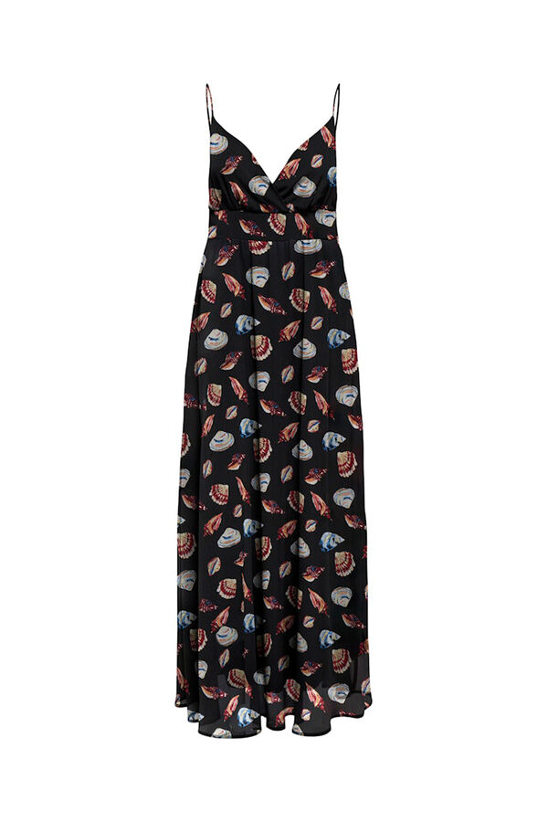 Only Vestido largo tirantes negro