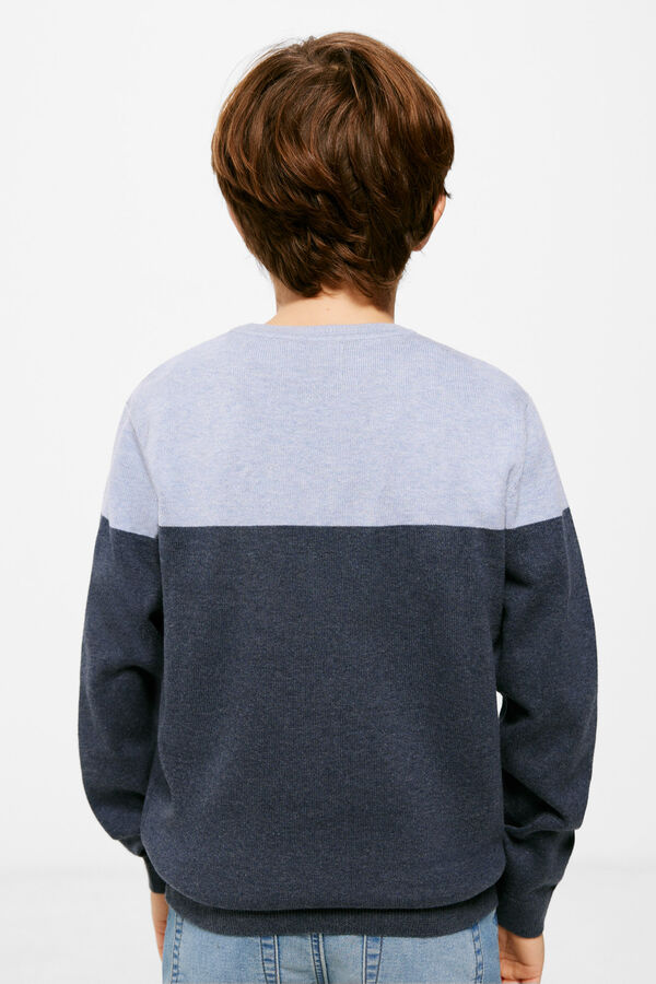 Springfield Kids Camisola color block menino azul