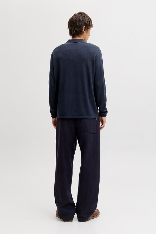 Jack & Jones C&aacute;rdigan b&aacute;sico de punto azul