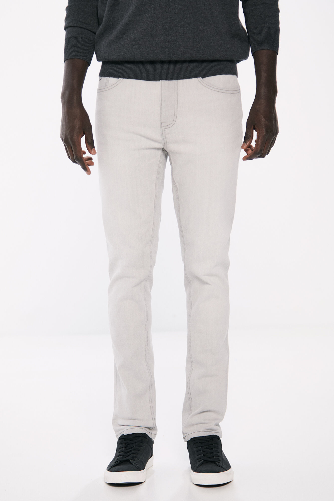 Springfield Jeans skinny fit gris claro