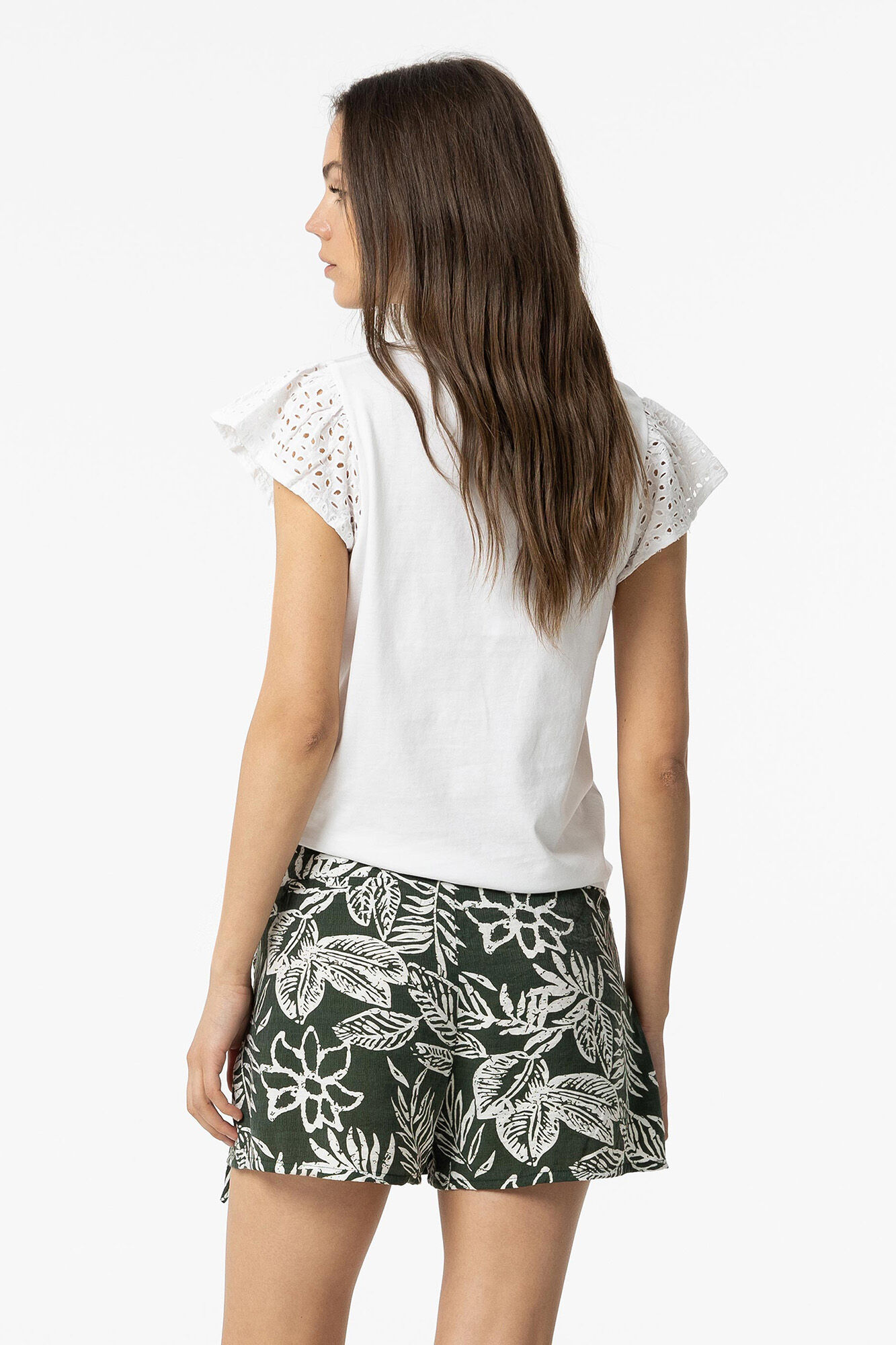 Tiffosi T-shirt mangas com bordado