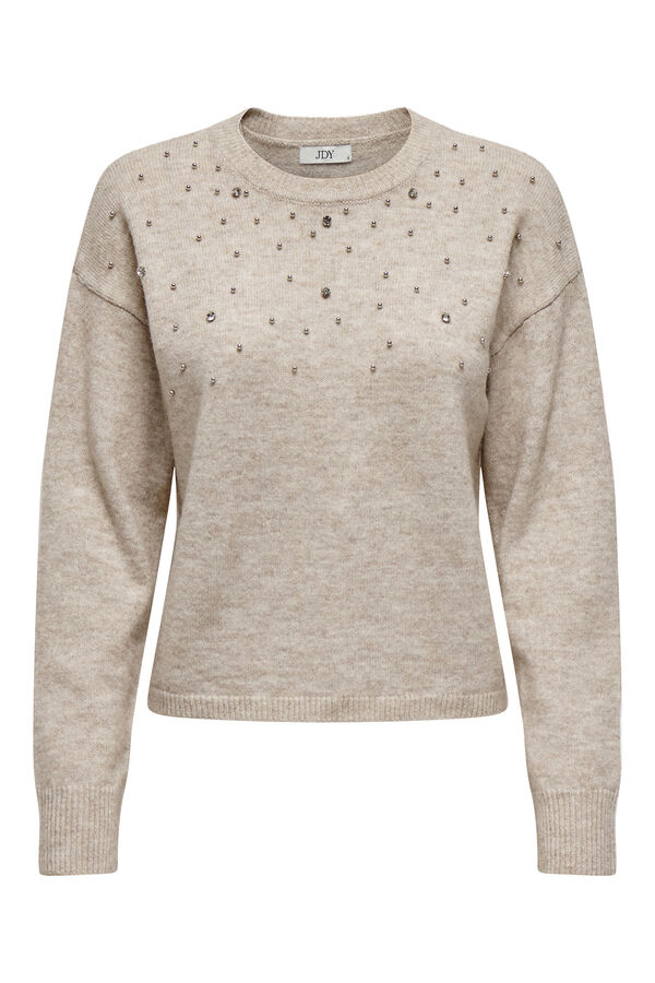 JDY Camisola de malha cinzento