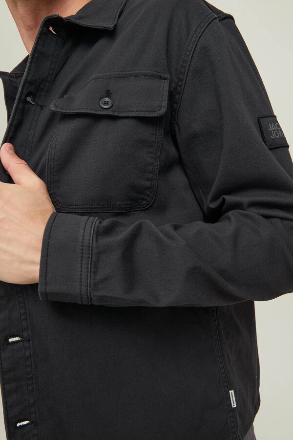 Jack & Jones Sobrecamisa informal negro