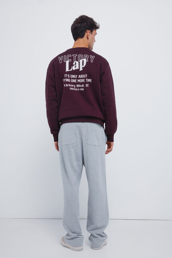 Springfield Pantal&oacute;n chandal ancho gris