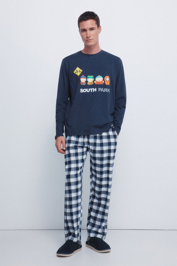 Springfield Pijama Comprido South Park azul