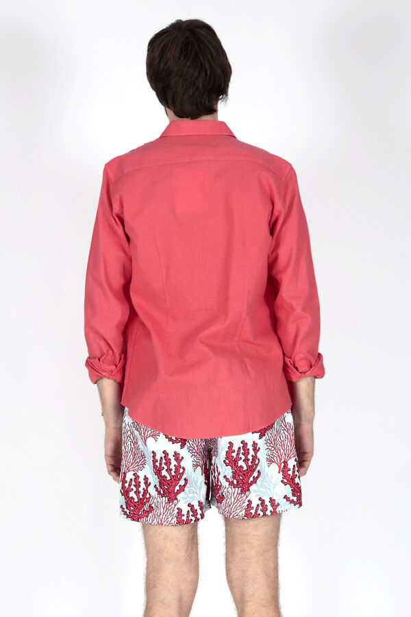 Brave Soul Ba&ntilde;ador estampado con cord&oacute;n azul