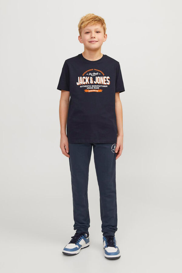 Jack & Jones Junior Cal&ccedil;a jogger slim fit de algod&atilde;o azul