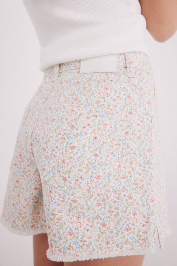 Springfield Kids Shorts Liberty para meninas branco