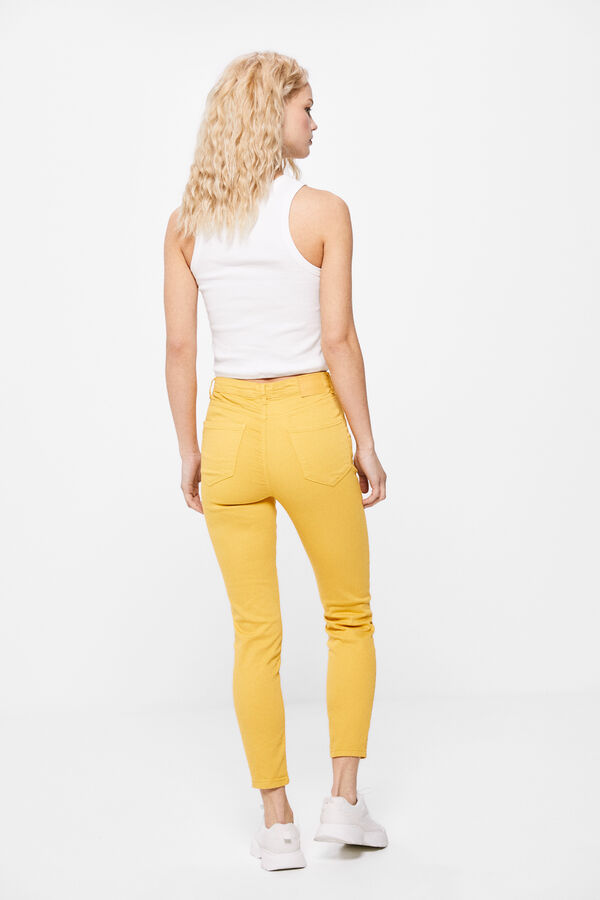 Springfield Jeans Slim Cropped Eco Dye golden
