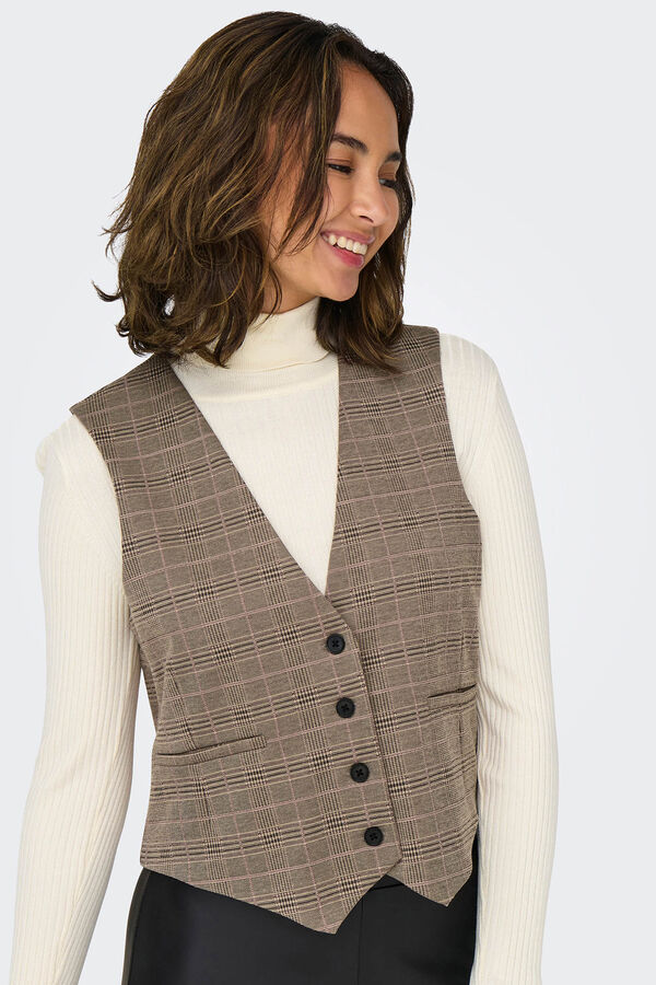 JDY Colete de vestir  cinzento