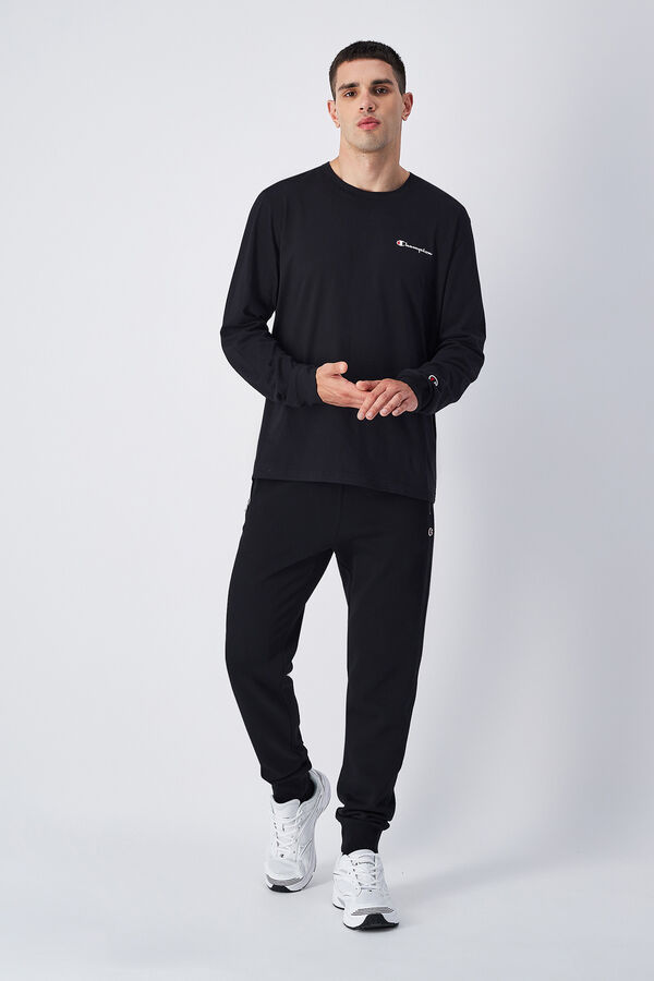 Champion T-shirt manga comprida preto