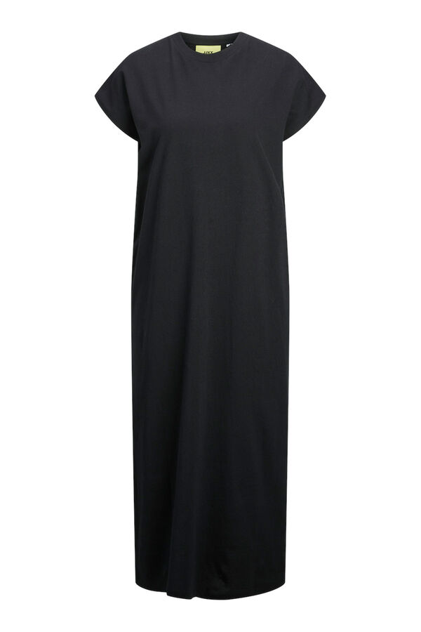 Jack & Jones Vestido camiseta largo negro