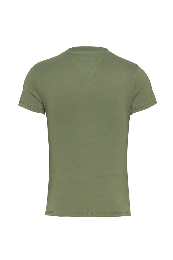 Tommy Jeans Camiseta feminina Caqui escuro