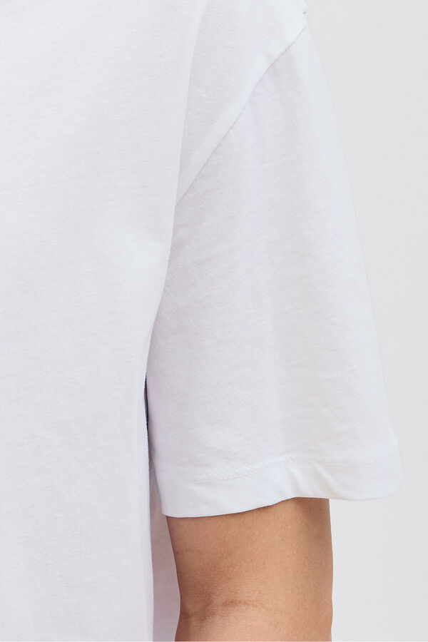 Jack & Jones Camiseta relaxed fit estampada blanco