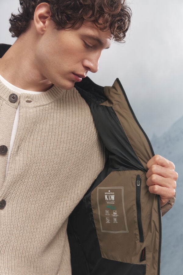 Springfield Chaqueta acolchada térmica nude