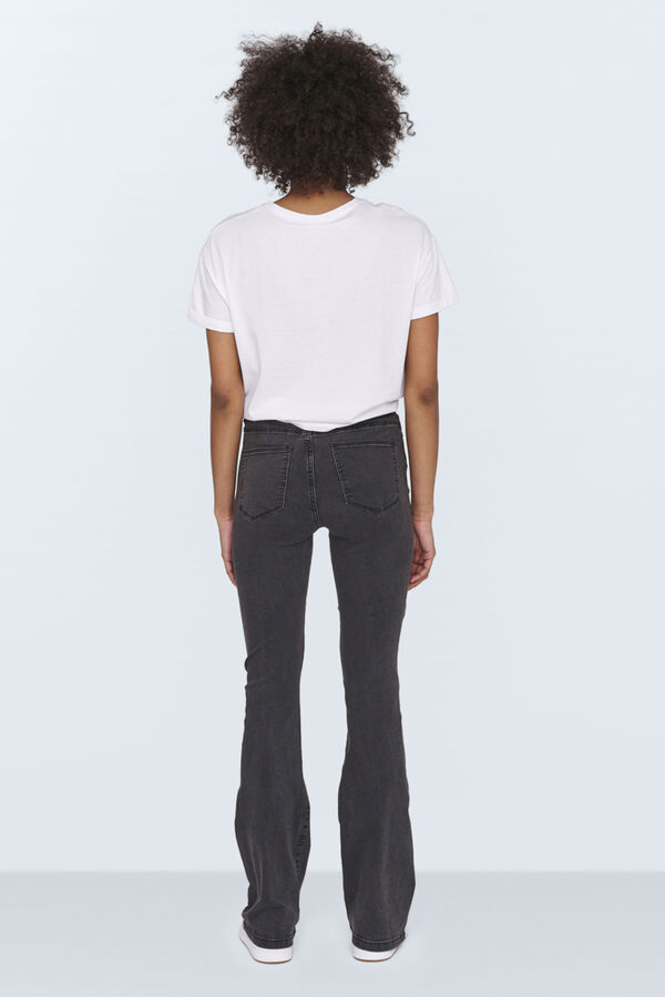 Noisy May Jeans Bootcut cinzento