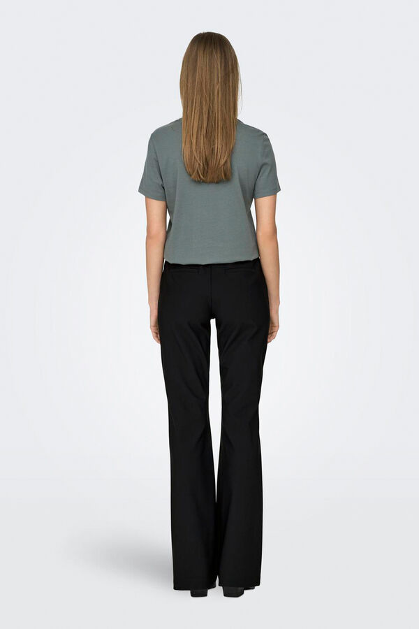 Only Pantal&oacute;n de vestir flared negro