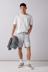 Springfield Bermuda vaquera slim fit gris gris