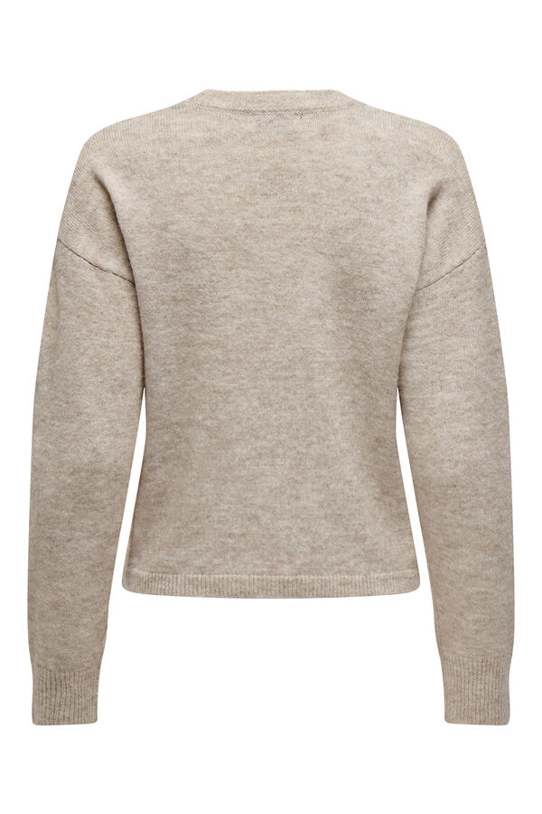 JDY Camisola de malha cinzento