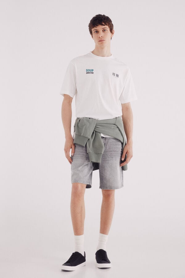 Springfield Camiseta soup addiction marfil