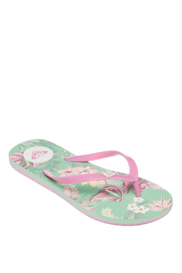 Roxy Chanclas de playa para Mujer verde
