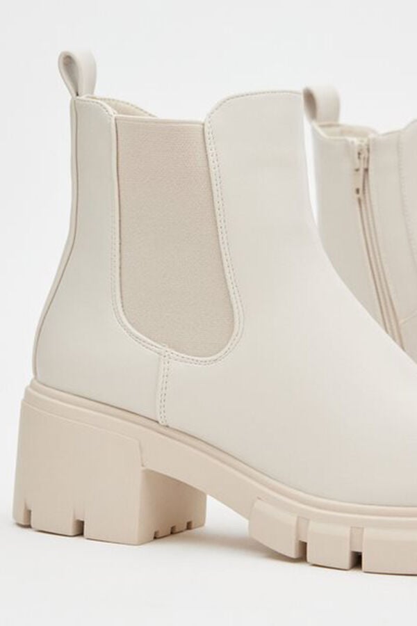 Inside Botin Elastico blanco