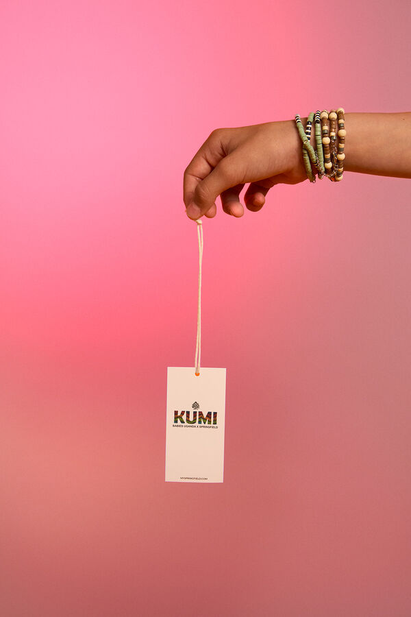 Springfield Kids Camiseta Proyecto Babies Uganda marfil