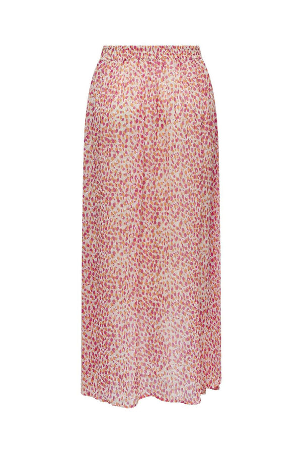 JDY Saia comprida estampada cinzento