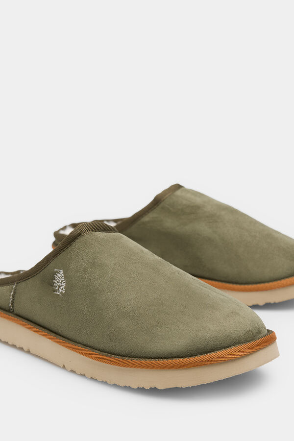 Springfield Chinelo de fita bicolor verde