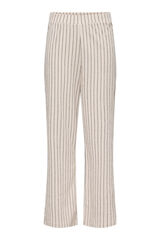 Only Calças largas elásticas bege