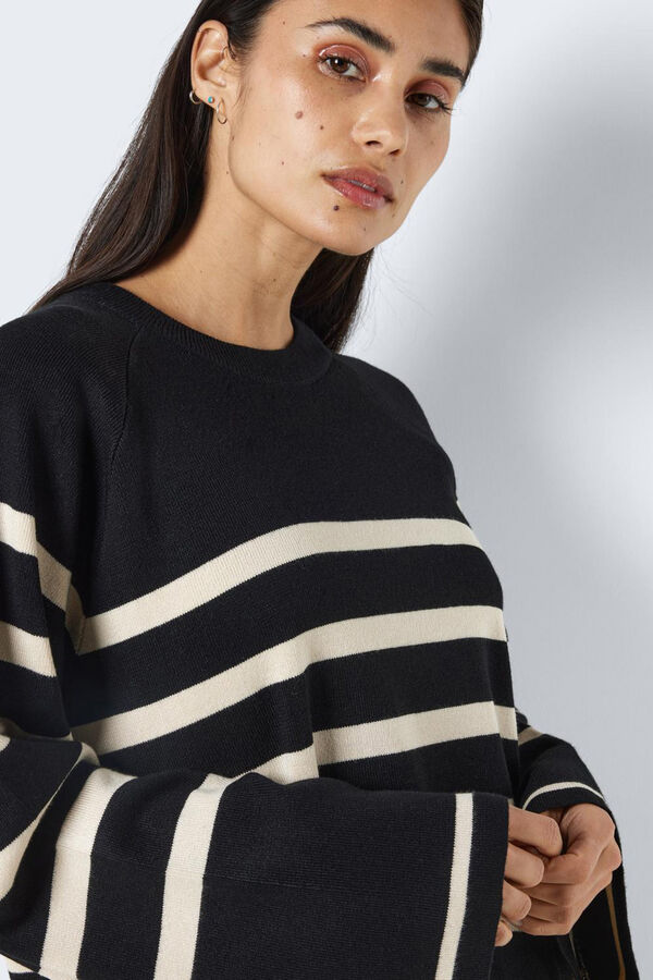 Noisy May Jersey a rayas negro