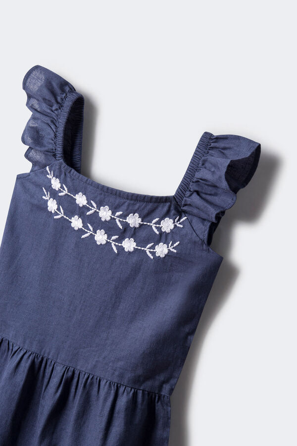 Springfield Kids Macac&atilde;o linho menina azul