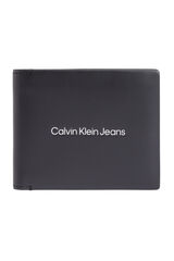CK Jeans Cartera bifold con monedero Calvin Klein Jeans hombre negro
