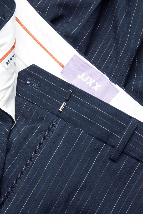 Jack & Jones Cal&ccedil;as Mary &agrave;s riscas de mulher azul