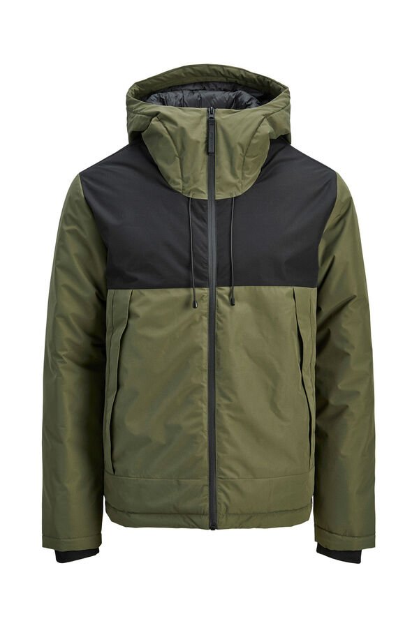 Jack & Jones Casaco acolchoada bicolor verde