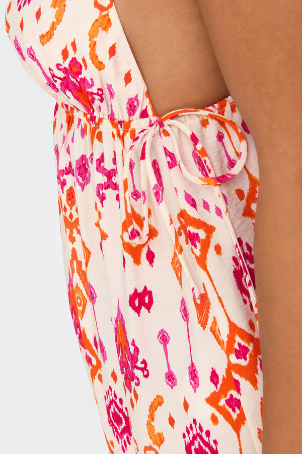 Only Vestido largo tirantes amarillo