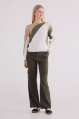 Springfield Pantal&oacute;n cargo ligero kaki