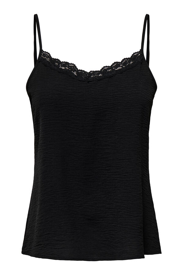 Only Top lencero tirantes negro