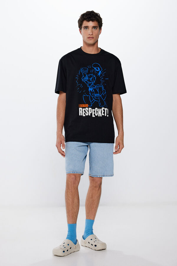 Springfield Camiseta Donald negro