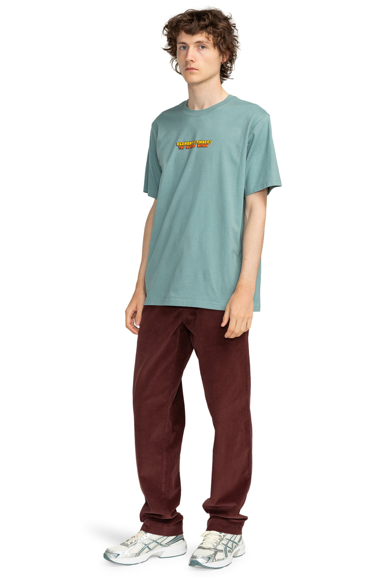 Element Happy Camper - Camiseta de manga corta para Hombre