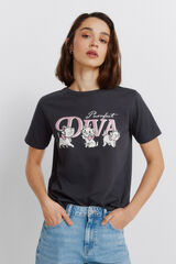 Springfield T-shirt de manga curta Disney cinzento