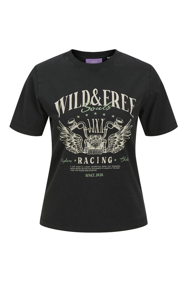 Jack & Jones Camiseta regular fit negro